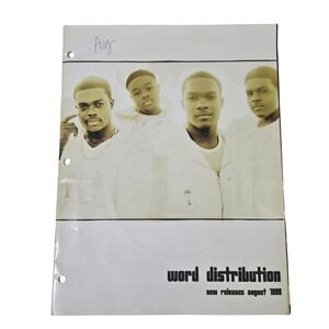 Vintage 1999 Word Distribution Promo Press Kit CD Winans Phase 2 Sixpence Richer